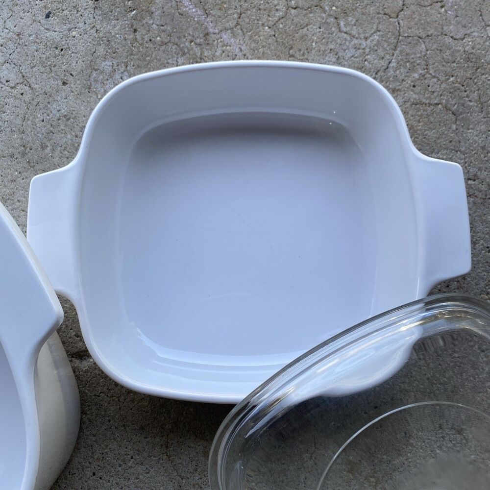 Corning Ware Summer Blush Lot 2 A-3-B 3Qt A-1-B 1Qt Casserole Pyrex Lids - Picture 5 of 9